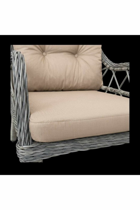 Hanah Home Fiori Conjunto de Jardín Beige
